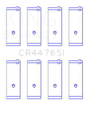 Ford Taunus Connecting Rod Bearing Set - King Engine Bearings - OE-Replacement (Bi-Metal) - `00-`00 Ford Taunus Connecting Rod Bearing Set - King Engine Bearings - OE-Replacement (Bi-Metal) - `00-`00